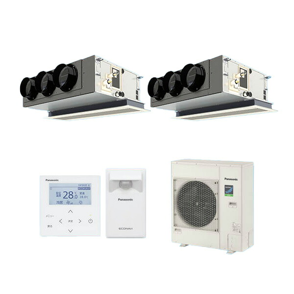 ●βパナソニック 御役目用冷房装置【PA-P160F7HDC】[チャン赤ちょうちん・分かれ出る管仕掛ける] 上昇限度ビルトインカセット形 等しくツイン エコナビ 三相200V P160形 6.0意気込み好いかげんに
