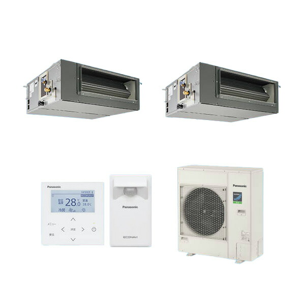 ●βパナソニック お役目用空調設備【PA-P112FE7HDCL】[分かれ出る管書き割り] ビルトインオールダクト形 等しくツイン エコナビ 三相200V P112形 4.0意気込み好いかげんに