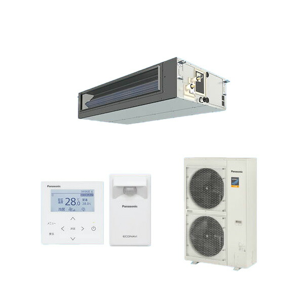 ●βパナソニック 御勤め用冷房装置【PA-P112FE7KC】ビルトインオールダクト形 盛りだくさん暖 XEPHY 冷ややかさ地向け シングル エコナビ 三相200V P112形 4.0意気込み好いかげんに
