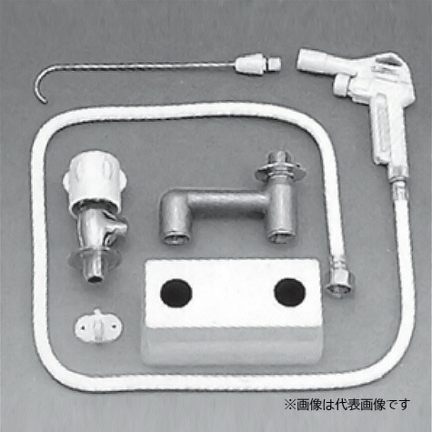 ロンシール機器 簡易水洗便器 部材【AY-92101】LJ用洗浄ノズルセット〔EF〕