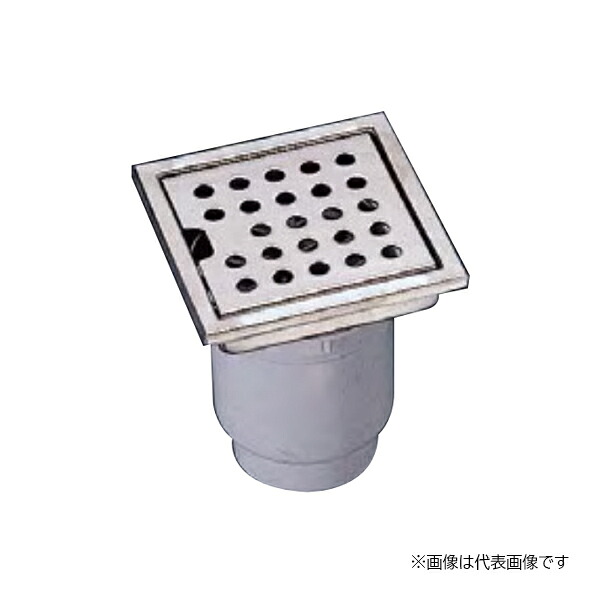 ロンシール機器 【HSUT-20L200】多目的排水ユニット 小川くん SUSパンチング(HSU) 非防水縦引きタイプ 200角タイル用 幅196mm〔EA〕