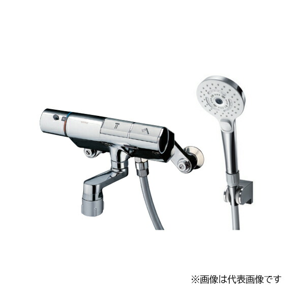 ◆店卸し資産有り！⊆TOTO 風呂場用水栓金具【TMN40STY7】振り合う 壁付サーモスタット組みあわせる水栓 コンフォートウェーブ 3流行り物・霞 めっき