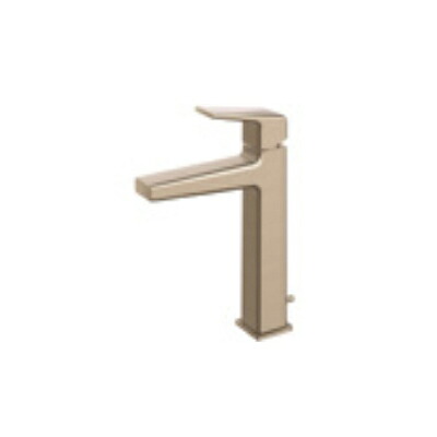 TOTO 洗面所用水栓金具【TLG10303J#BBR】ブラッシュドブロンズ GBつづき物 台付シングル練りあわせる水栓 1穴 一うしろ押し式 スパウト135粍 受注約4週〔FG〕
