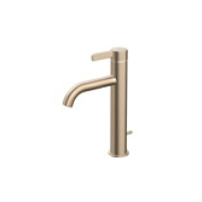 TOTO 洗面所用水栓金具【TLG11303J#BBR】ブラッシュドブロンズ GF続きもの 台付シングル雑ぜ合わせる水栓 1穴 一うしろ押し式 スパウト140粍 受注約4週〔FG〕