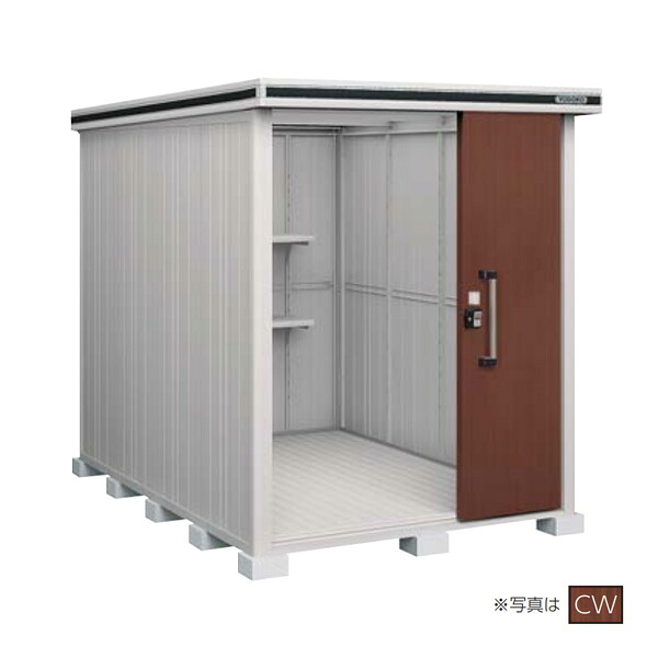 ●u.ヨド屋根裏部屋/ヨドコウ 【LMDS-1829H CW】黒茶木材 エルモ 中・大型屋根裏部屋 白いもの型 2連片引き戸 背高H印字機 間口1m87cm×奥ぶかさ2m92糎 受注約2週
