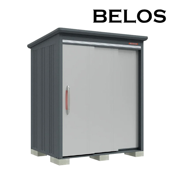 ●u.田窪工業所 物置【B-G1714Y】BELOS (ヴェロス) B-series 豪雪型 標準屋根 側面棚タイプ 間口1730mm 奥行1400mm 受注生産