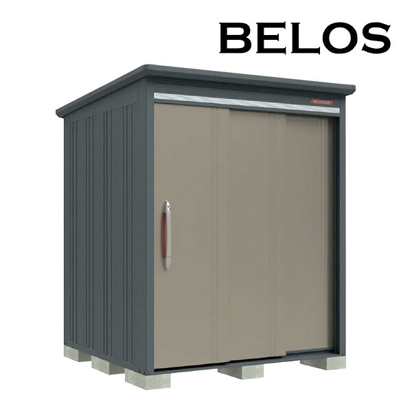 ●u.田窪工業所 物置【B-K1718Y】BELOS (ヴェロス) B-series 豪雪型 結露減少屋根 側面棚タイプ 間口1730mm 奥行1800mm 受注生産
