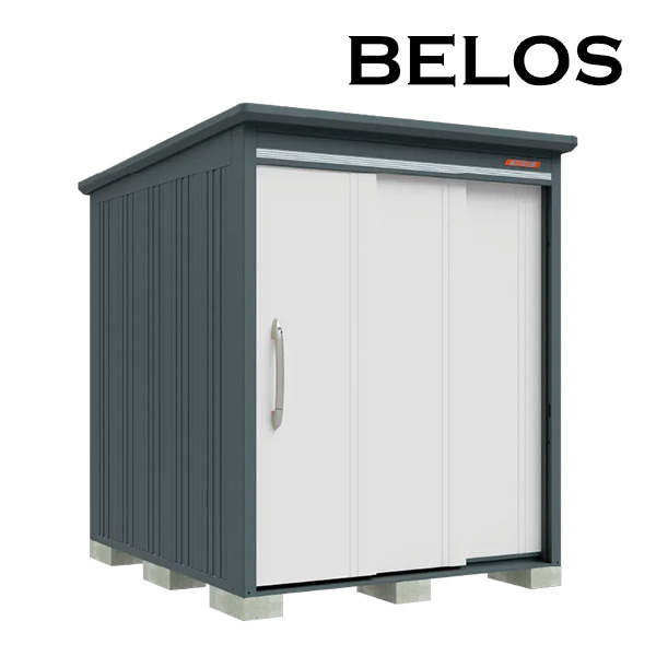 ●u.田窪工業所 物置【B-G1722N】BELOS (ヴェロス) B-series 豪雪型 標準屋根 棚なしタイプ 間口1730mm 奥行2200mm 受注生産