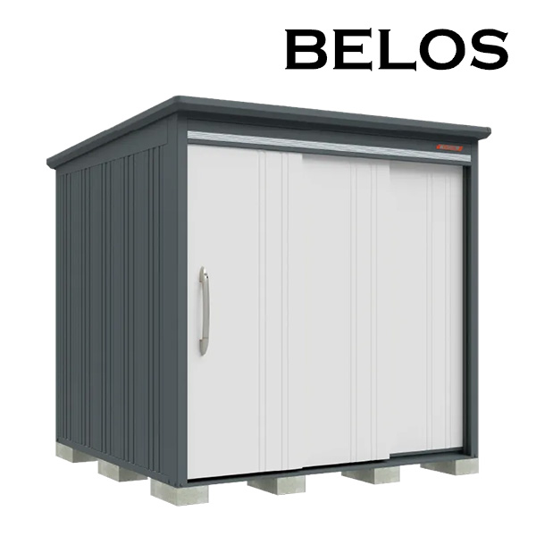 ●u.田窪工業所 物置【B-G2122Y】BELOS (ヴェロス) B-series 豪雪型 標準屋根 側面棚タイプ 間口2130mm 奥行2200mm 受注生産