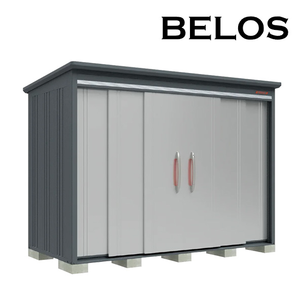 ●u.田窪工業所 物置【B-Z2914Y】BELOS (ヴェロス) B-series 一般型 結露減少屋根 側面棚タイプ 間口2930mm 奥行1400mm 受注生産