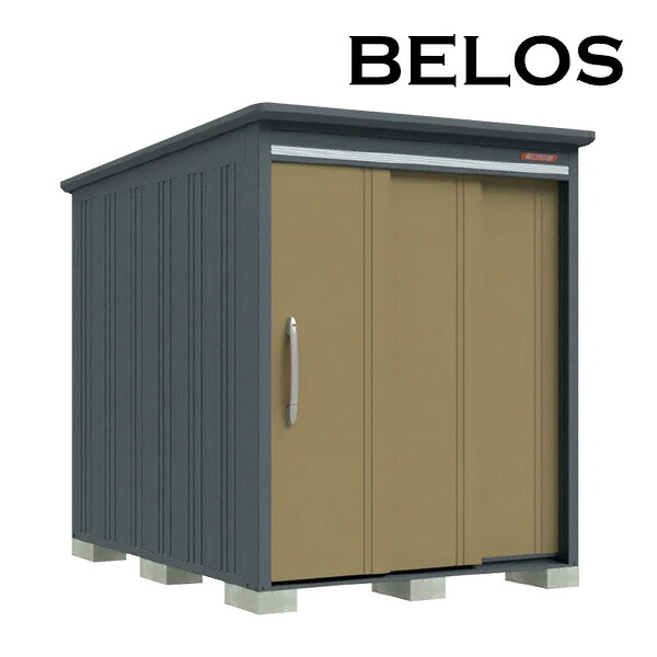 ●u.田窪工業所 物置【B-K1726Y】BELOS (ヴェロス) B-series 豪雪型 結露減少屋根 側面棚タイプ 間口1730mm 奥行2600mm 受注生産