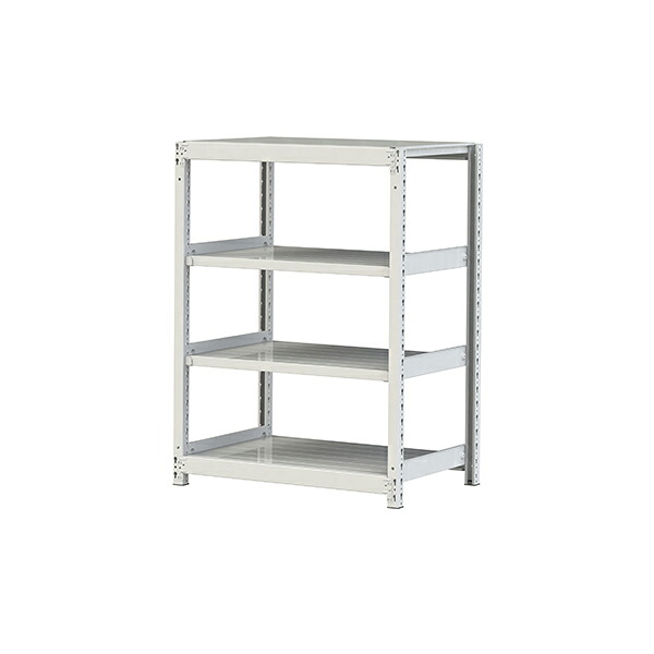 ●u.まっ盛りキン/山金工業【2S4360-4W】雄捻子受け答え軽中量仕合わせ(200kg/段) 4段 単体 間口900粍 精神的な統合式
