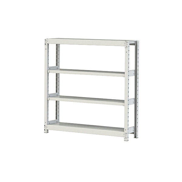 ●u.まっ盛りキン/山金工業【2S4430-4W】雄捻子受け答え軽中量仕合わせ(200kg/段) 4段 単体 間口1200粍 精神的な統合式