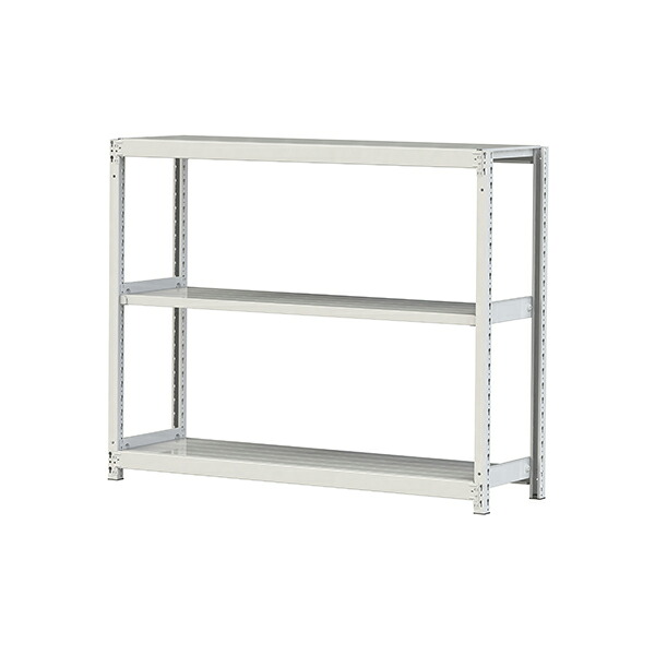 ●u.まっ盛りキン/山金工業【2S4545-3W】雄捻子受け答え軽中量仕合わせ(200kg/段) 3段 単体 間口1500粍 精神的な統合式