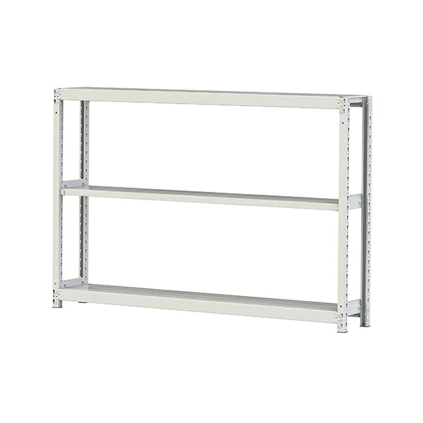 ●u.ヤマキン/山金工業【2S4630-3W】ボルトレス軽中量ラック(200kg/段) 3段 単体 間口1800mm 組立式