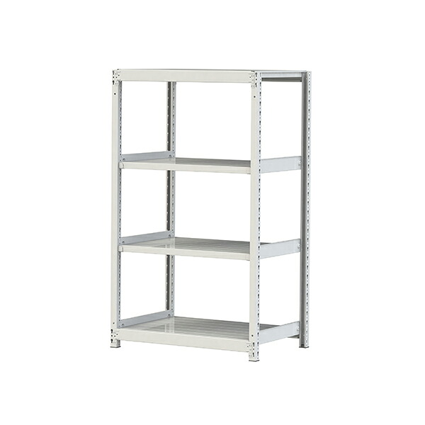 ●u.まっ盛りキン/山金工業【2S5360-4W】雄捻子受け答え軽中量仕合わせ(200kg/段) 4段 単体 間口900粍 精神的な統合式