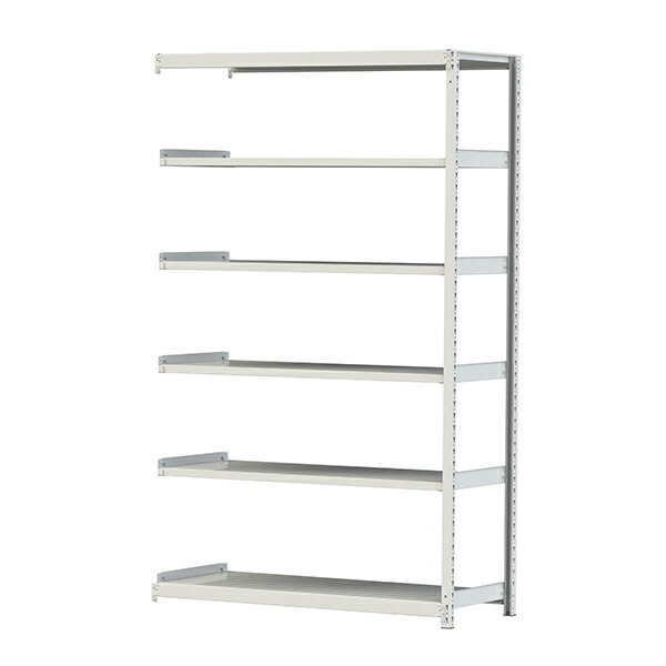 「連結型のみの購入は不可」●u.ヤマキン/山金工業【2S8560-6WR】ボルトレス軽中量ラック(200kg/段) 6段 連結 間口1500mm 組立式