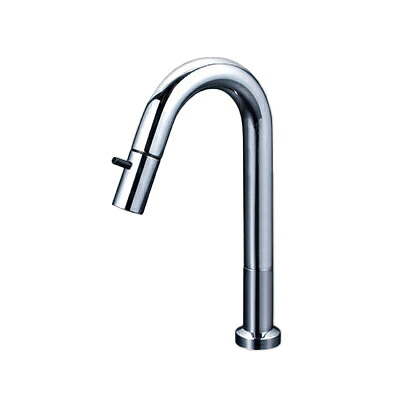 KVK 水栓金具【K1103L2BH】立水栓(単水栓)先端吐止水付 ブレードホース接続式 吐水空間143mm 一般地・寒冷地共用〔HB〕