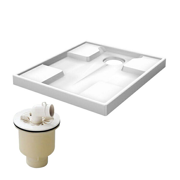 ◆在庫有り！TOTO セット品番【PWSP74J2W】(PWP740N2W+PJ2009NW) 洗濯機パン 740サイズ (旧品番 PWSP74JW)｜あいあいショップさくら