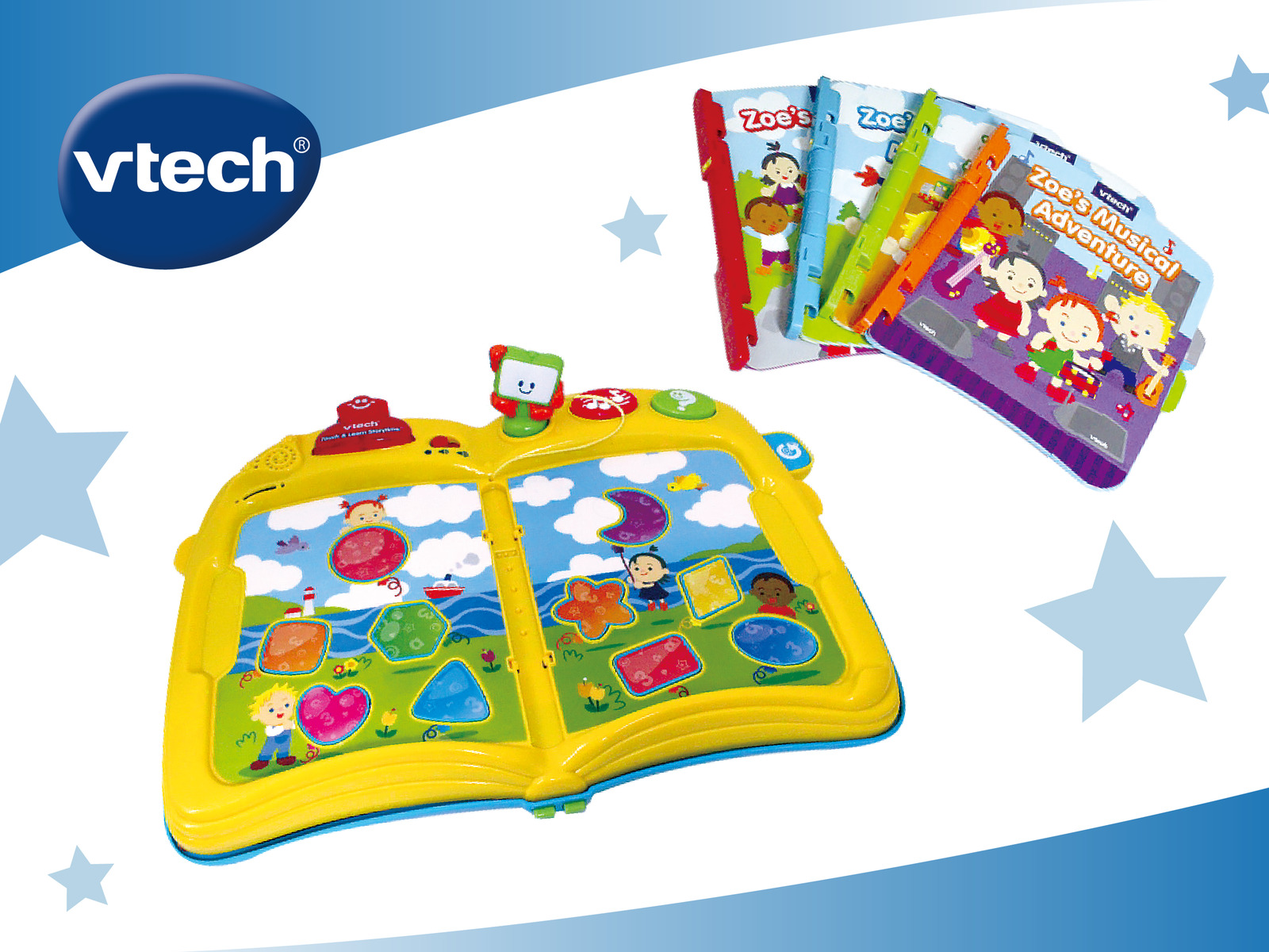 Vtech ヴィテック ブック 読み聞かせ 知育玩具 本 Touch 1歳 アルファベット 英語 女の子 3歳 2歳 Learn ストーリータイム 男の子 Storytime おもちゃ