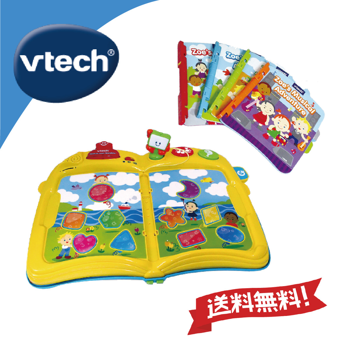 市場 VTech Touch 本 読み聞かせ 3歳 おもちゃ 女の子 英語 1歳 Storytime 男の子 Learn ブック 2歳 知育玩具  ストーリータイム ヴィテック