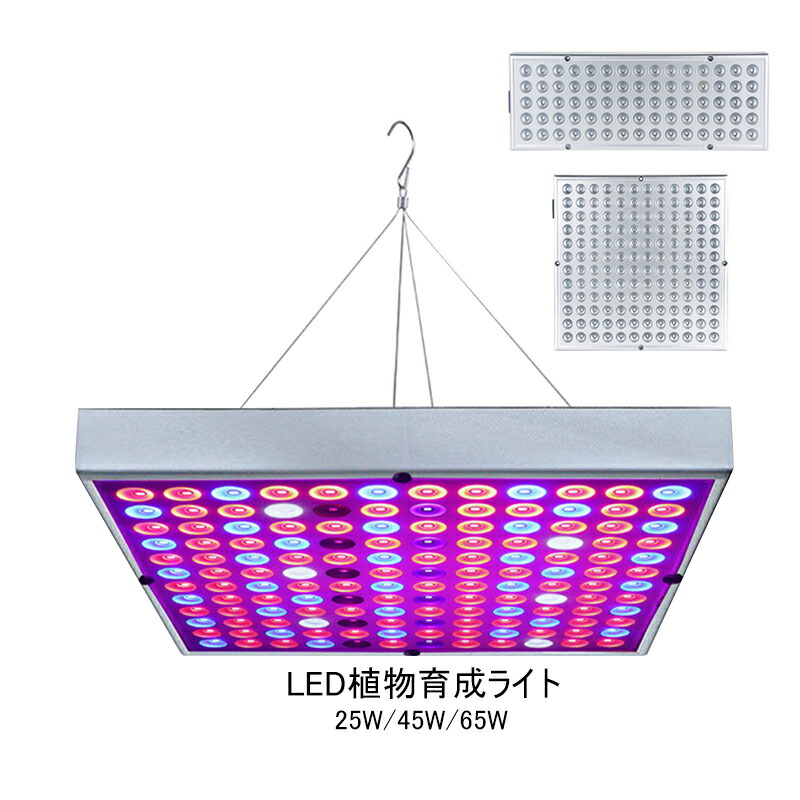 【楽天市場】LED 植物育成ライト パネル 吊り下げ 室内栽培 観葉植物 育成ライト 水耕栽培 多肉植物 家庭菜園 室内用 育苗ライト 太陽光