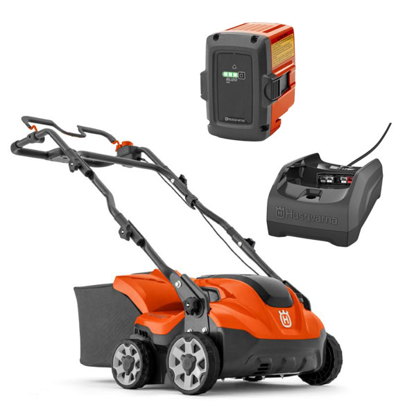 ハスクバーナ　充電式　芝刈機　S138i　本体・バッテリーBLi20・充電器40-C80　セット品　967922201　芝刈り機　手押し式