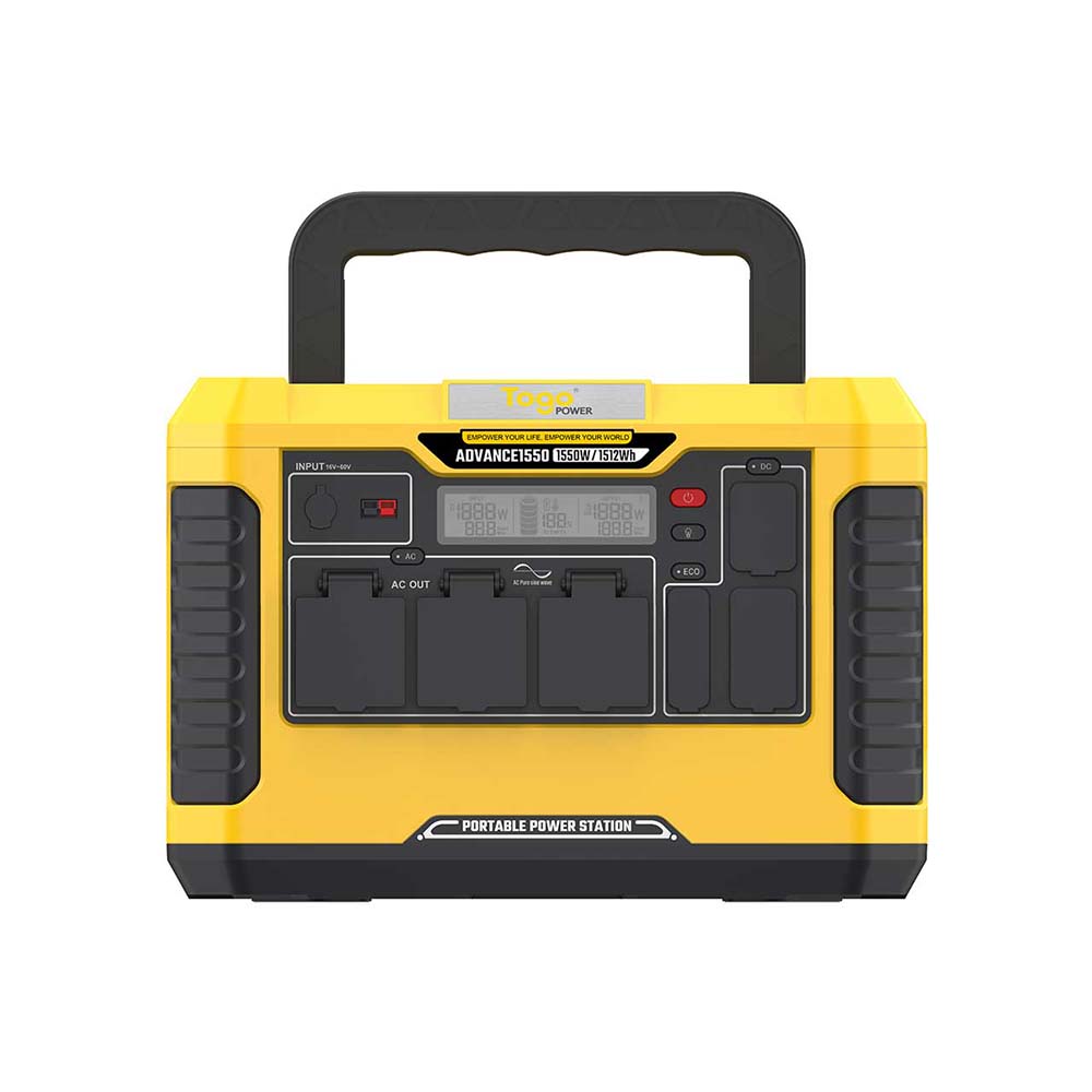 Togo POWERトゥーゴーパワー ポータブル電源ADVANCE AD1550Y ワイヤレスチャージャーあり|IIDS店