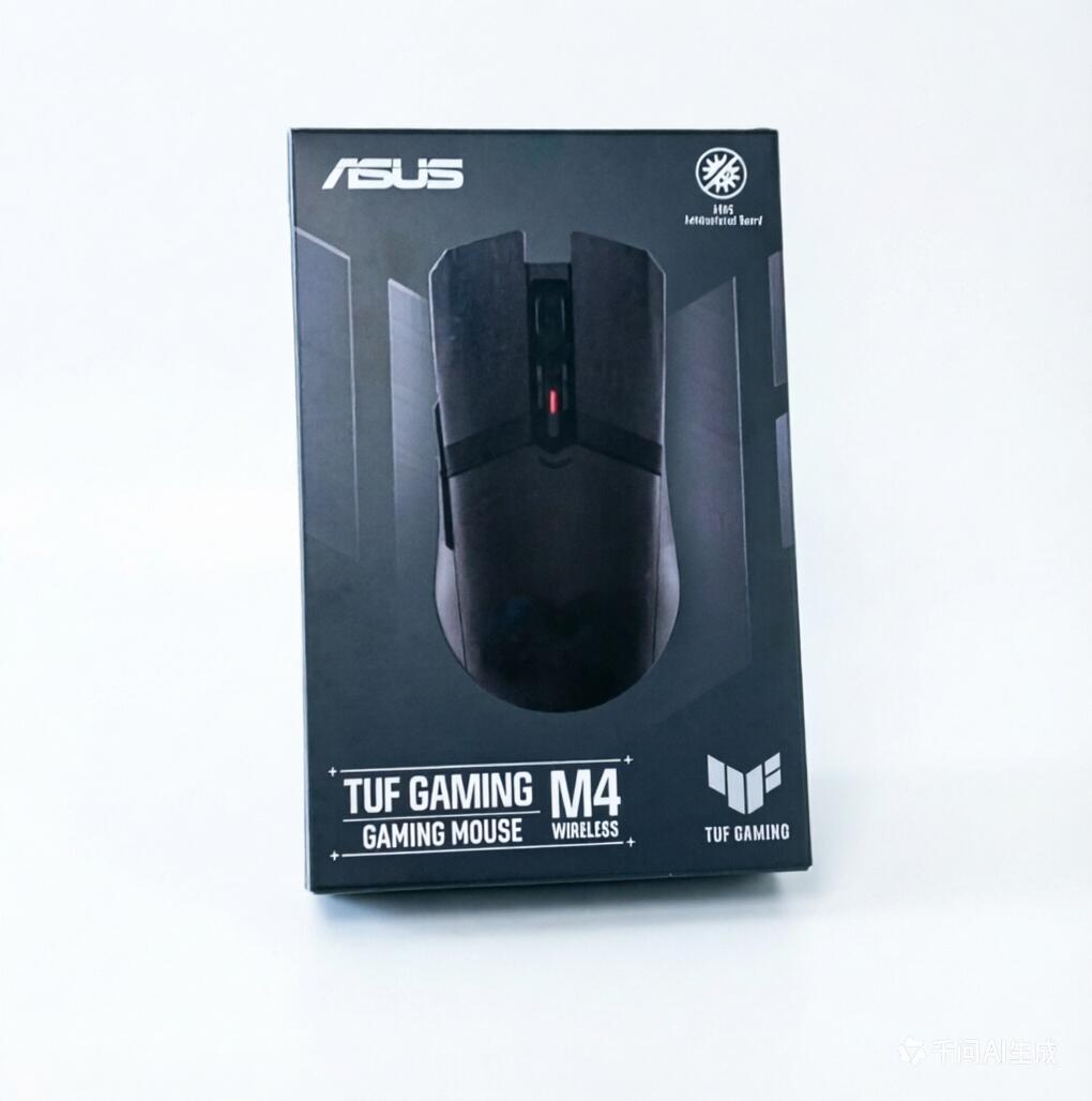 ASUS TUF Gaming M4 無線電話 ゲーミング 二十日鼠、デュアル 無線電話 流行り物 - Bluetooth/RF 2.4 GHz、12,000 DPI 光学検出器、6 つの放送番組能力のあるな名取り草、ASUS 抗菌かばい立て付き添い人 PBT とっ始め 取りまかなう、黒いこと 4711081138372 195553138376