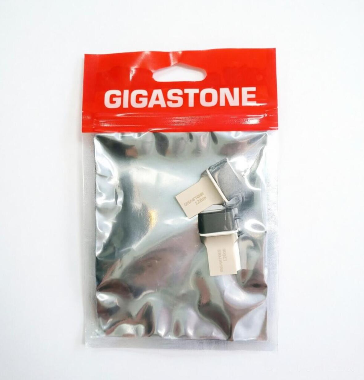GIGASTONE 128GB Nano Luxus デュアル Flash USB メモリ (2個セット) Z50 USB 3.2 Gen 1, 2-in-1 Type-A & Type-C, 100MB/s超高速転送 保護キャップ付き 金属製 プラグ＆プレイ PC/Mac/スマホ/テレビ/車載対応 USB 2.0 / 3.0 / 3.1 対応 X001495EFH｜iiKaKaKu Official Store