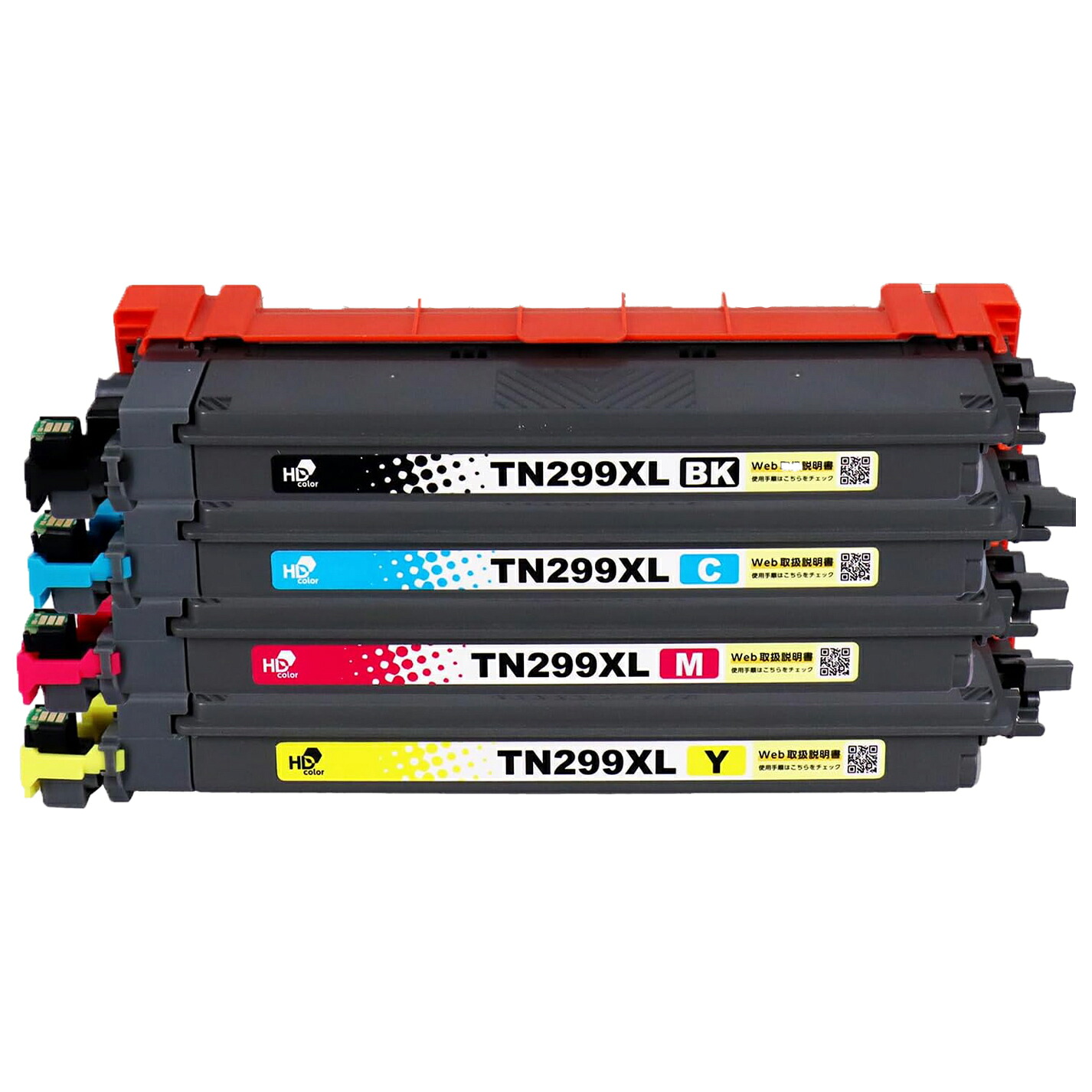 インクファクトリー TN299XL 取り替えっこトナー 4色仕掛ける 黒いこと シアン マゼンタ 黄色 大電気容量 茶飲み友だち( Brother )用 相応う機種: HL-L3240CDW / MFC-L3780CDW