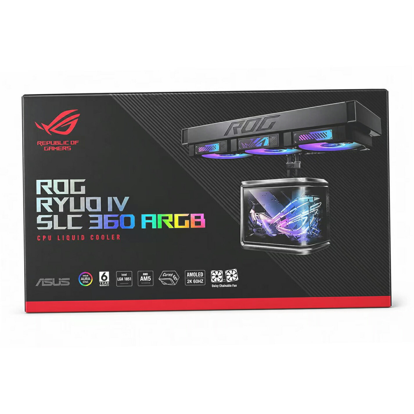 ASUS（エイスース）ROG RYUO IV SLC 360 ARGB 中央処理装置冷房装置