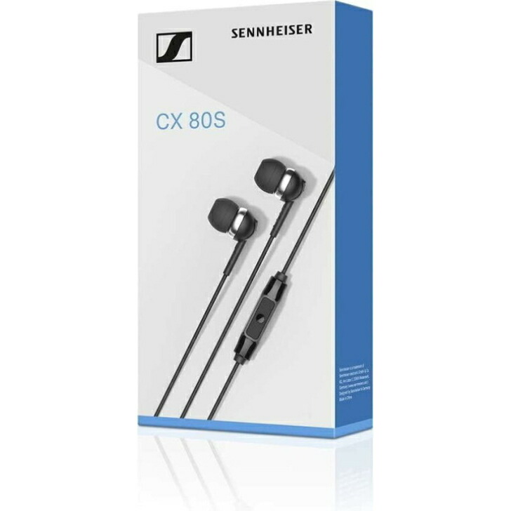 楽天市場】ゼンハイザー Sennheiser 有線イヤホン CX 80S マイク