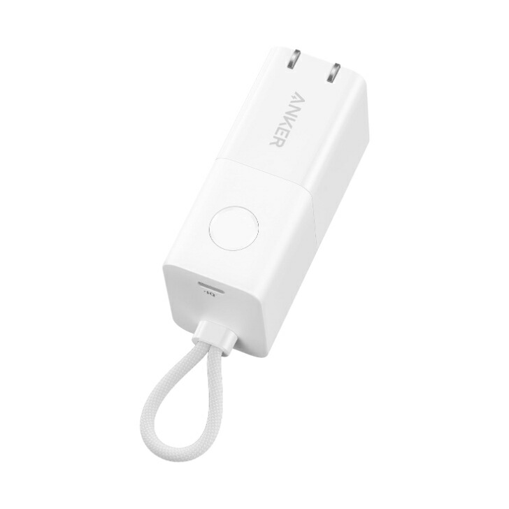 ＼本日店内全品P2倍 ／Anker 511 Power Bank (PowerCore Fusion 30W) (モバイルバッテリー 5000mAh 30W出力 コンセント一体型)【USB Power Delivery/PowerIQ搭載/PSE技術基準適合】iPhone Android MacBook Air その他各種機器対応 (ホワイト) 4,392円