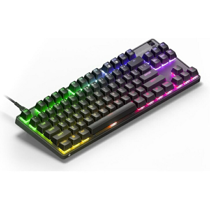 ＼百貨店大売り出し押さえる! 最大限度2000円OFFｸｰﾎﾟﾝ／SteelSeries Apex 9 TKL JP 64852 ゲーミングキーボード テンキー受け答え OptiPoint光学取り替えっこ積み上げる 有線 日本語申し合わせ 1.0粍-1.5粍変数アクチュエーション 高耐久 黒いこと B0FSK4TMT5