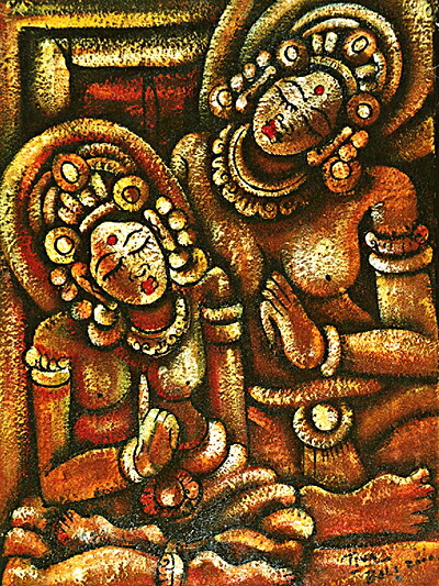 バリ絵画 004B0008