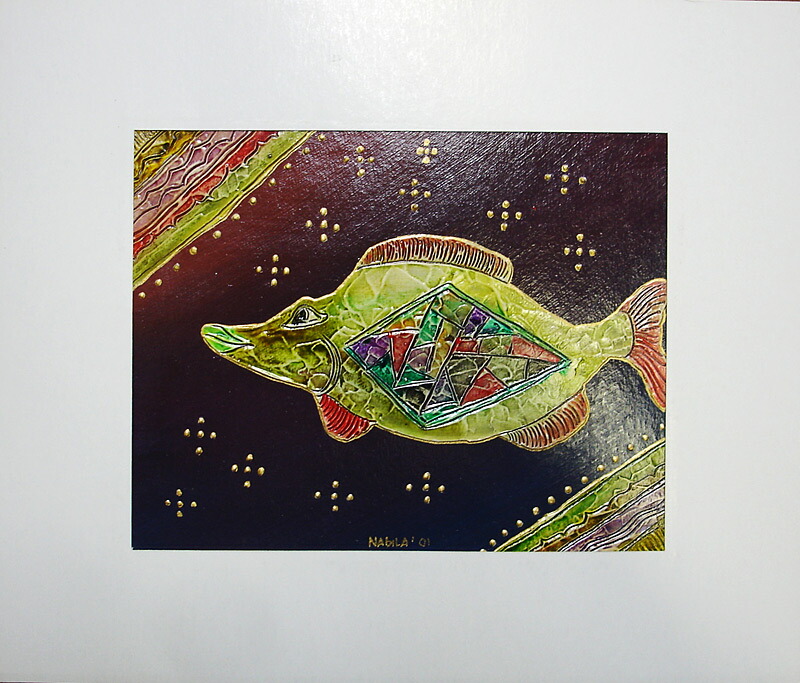 バリ島　絵画　カラフルな魚 002b00pp.jpg