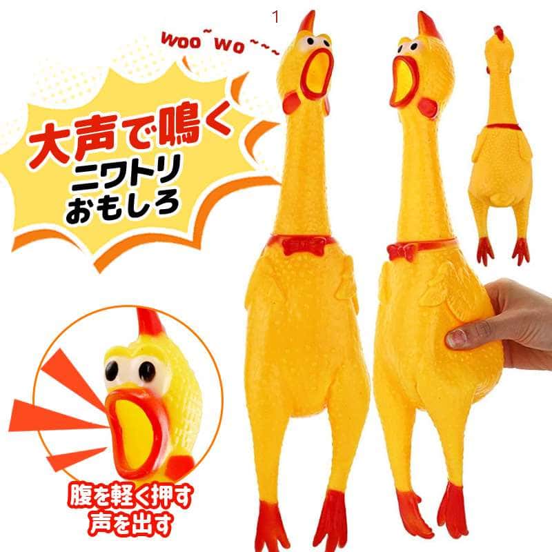 楽天市場】ストレス ラバーチキン ニワトリ 人形 フィギュア おもちゃ