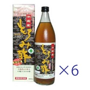 【対応】 沖縄産もろみ酢無糖900ml 新里酒造 6本セット 【送料無料】