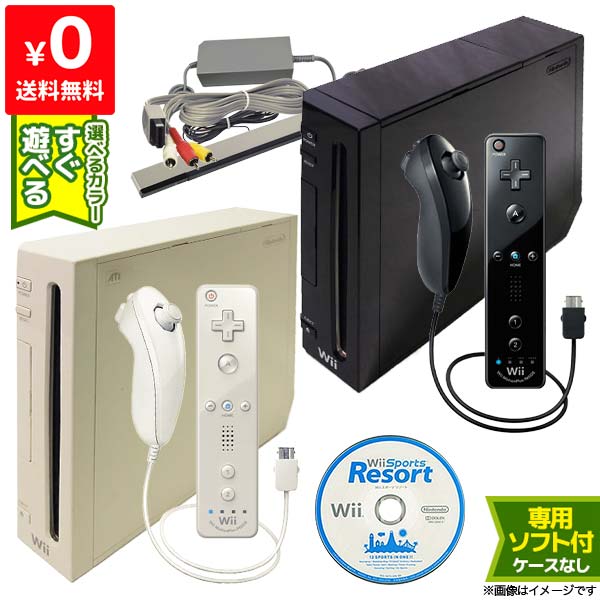 楽天市場】Wii ニンテンドーWii 本体 白 シロ 4点セット Nintendo 