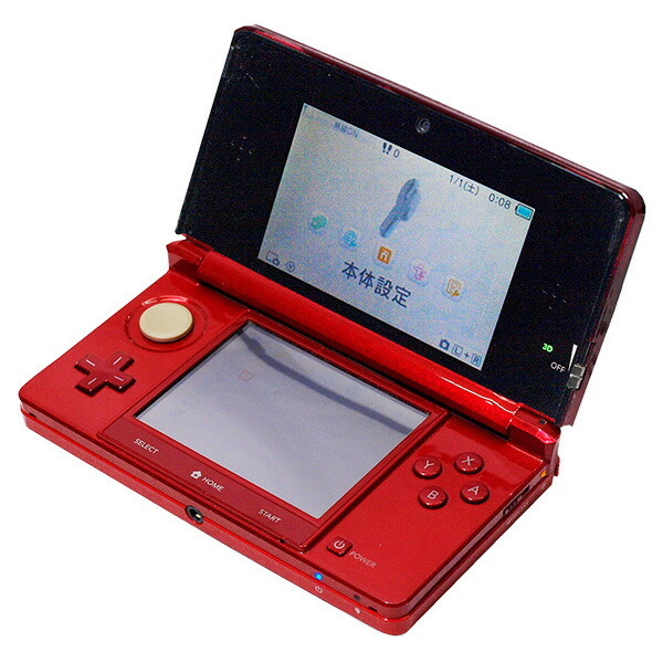 楽天市場 3ds ニンテンドー3ds フレアレッド Ctr S Raaa 本体のみ タッチペン付き Nintendo 任天堂 ニンテンドー 中古 Iimo リユース店