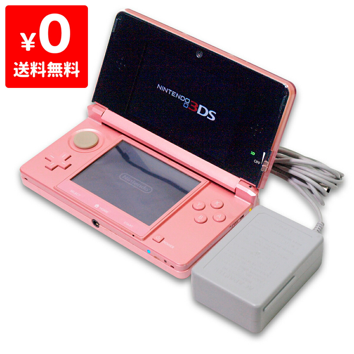 楽天市場】3DS ニンテンドー3DS フレアレッド（CTR-S-RAAA) 本体のみ 