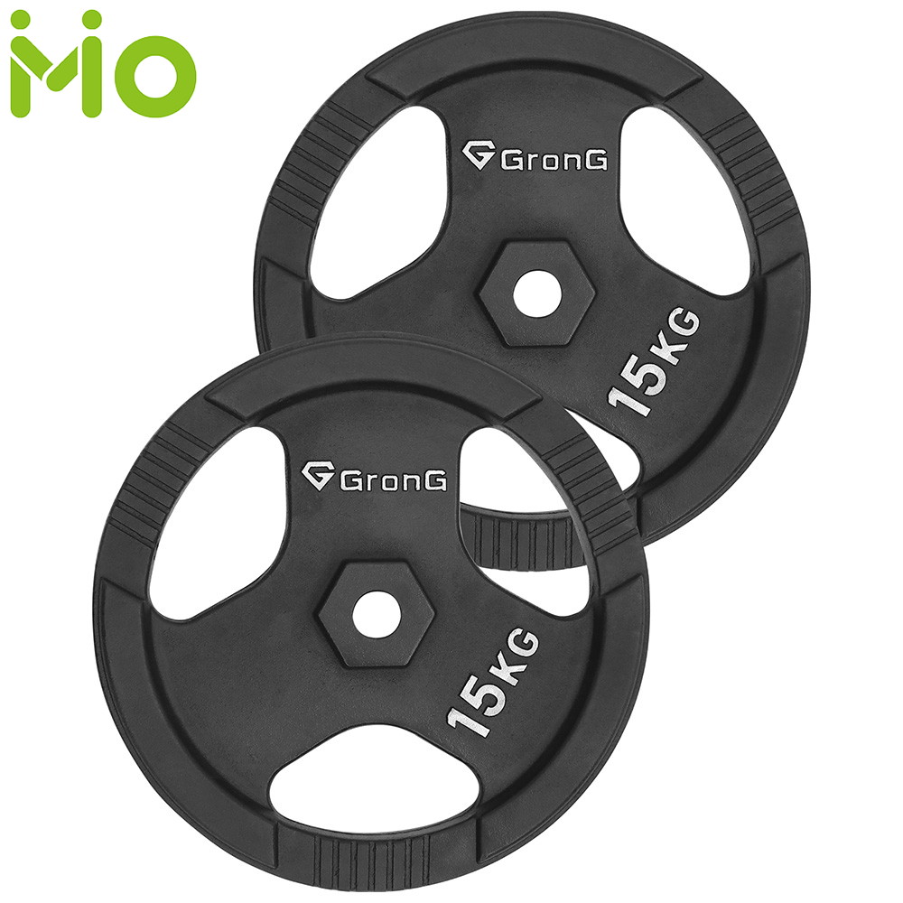 楽天市場】ダンベルプレート 穴あき 15kg 2枚セット 穴径50mm 追加