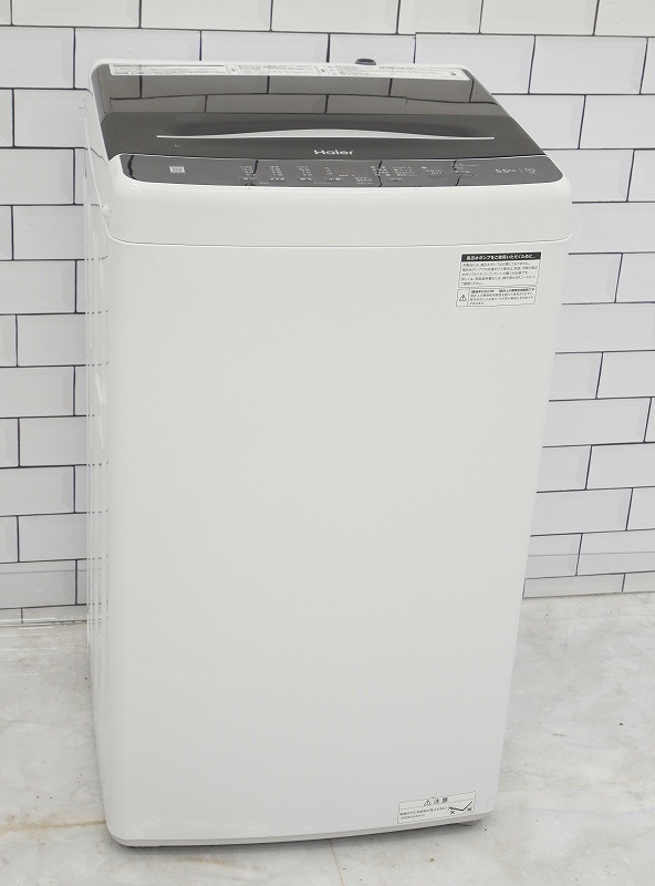 【中古】【地域限定配送・設置無料】人気メーカー製 全自動洗濯機 5.5kg 分解洗浄済みで清潔・安心