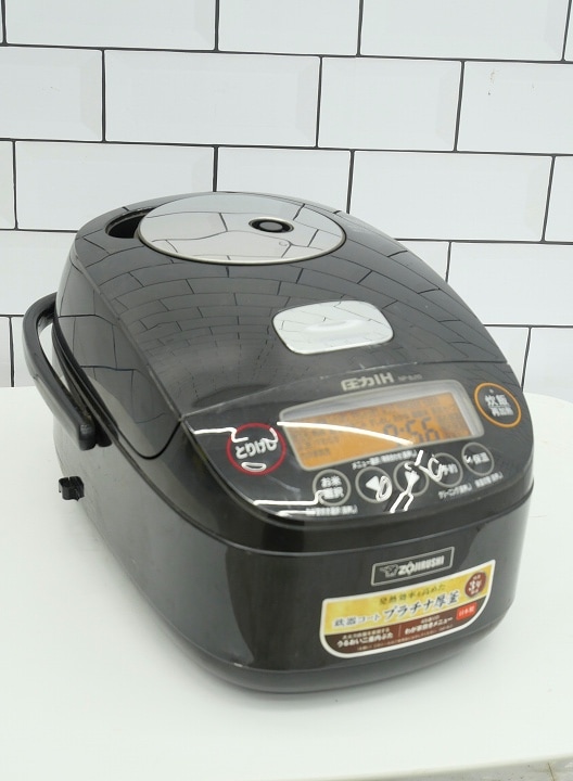 【中古】【地域限定配送・設置無料】象印製2019年式中古圧力IH炊飯器1.0L（5.5合）　NP-BJ10