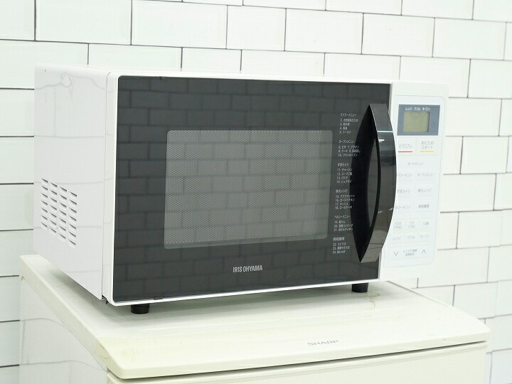 【中古】【地域限定配送・設置無料】アイリスオーヤマ製2023年式中古オーブンレンジ　MO-T1605-W