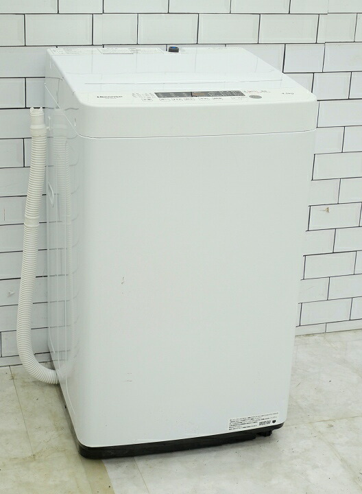【中古】【一画押さえる送りとどける・とり備える無料】ご機嫌感性製2024年式4.5kg中古全自動小銃洗い濯ぎ機 HW-K45E
