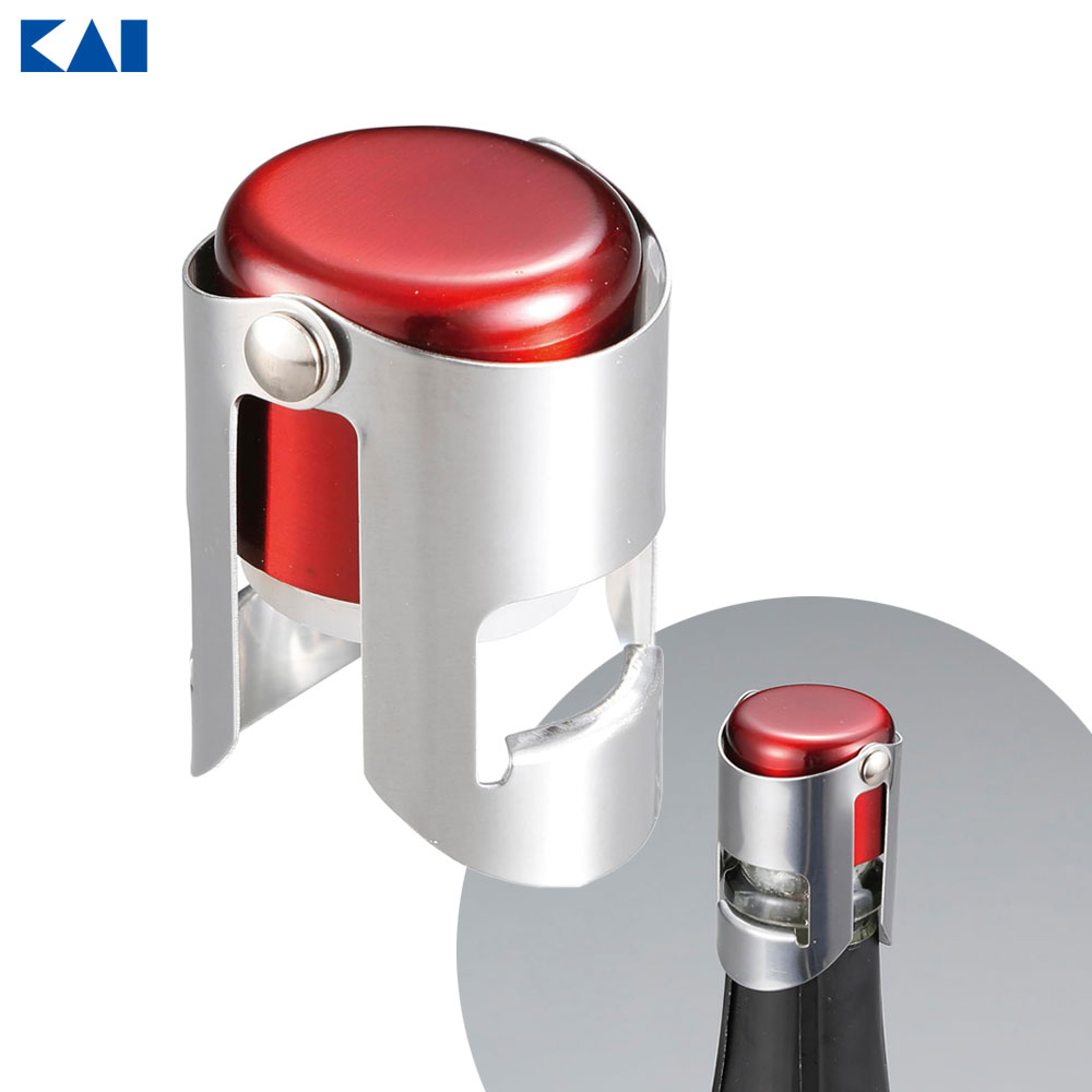 楽天市場】貝印 保存用キャップ Kai Kitchen シャンパンストッパー DH