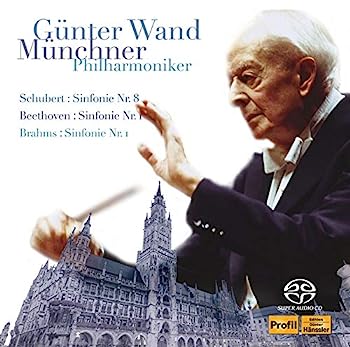 【中古】【非常に良い】ギュンター・ヴァント 不滅の名盤 [8] / ミュンヘン・フィルハーモニー管弦楽団編 ~ シューベルト : 交響曲第8 (9)番、ベートーヴェン : 交響曲第1番、ブラームス : 交響曲第1番 (S