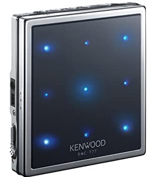 【中古】【人並み外れたに好いたらしい】KENWOOD DMC-T77-B 携帯型MD電気蓄音機 黒いこと